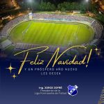 ¡La Liga Formoseña de Fútbol les desea unas Felices Fiestas!